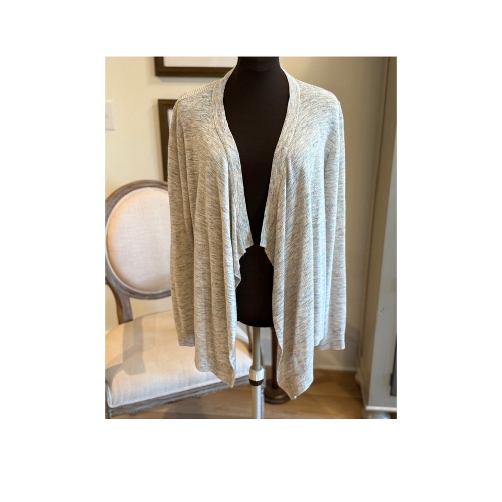 Loft Open Front Cardigan - XL / Ivory